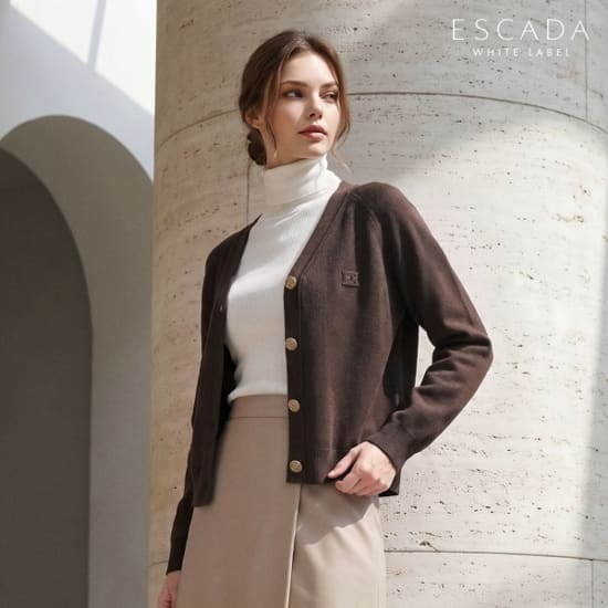 [ESCADA] 에스까다 26FW 앙고라블렌딩 클래식 가디건