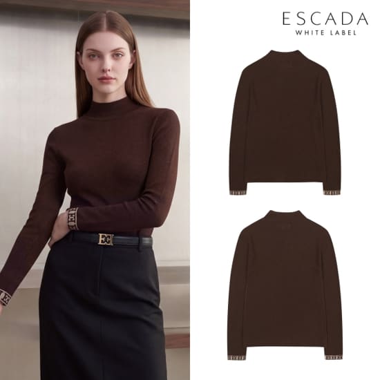 [ESCADA] 에스까다 26FW 울실크블렌딩 시어 니트 4
