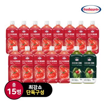 (최강쇼 단독구성)보넬드 아이엠 토마토 1LX13병+아이엠 그린 1LX2병