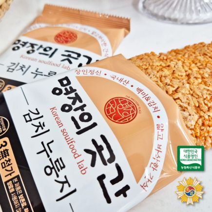 명장의 곳간 누룽지 김치40+현미40 총 80봉