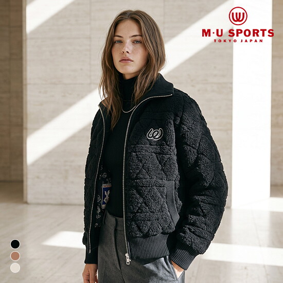 ○ 엠유스포츠 26FW 여성 부클 니트 자켓 4