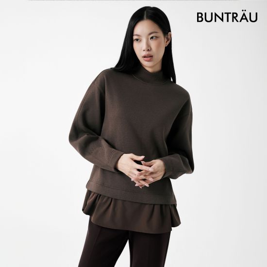 분트로이 26FW 레이어드 기모 져지풀오버 3