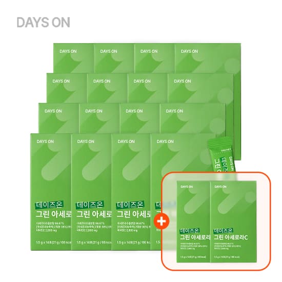 [16+2] 데이즈온 그린 아세로라C 14포 16+2박스 (총 18박스 252포)
