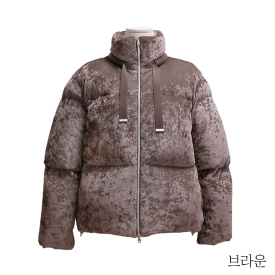 에르노 하이넥 벨벳 패딩 재킷(PI00176DR)