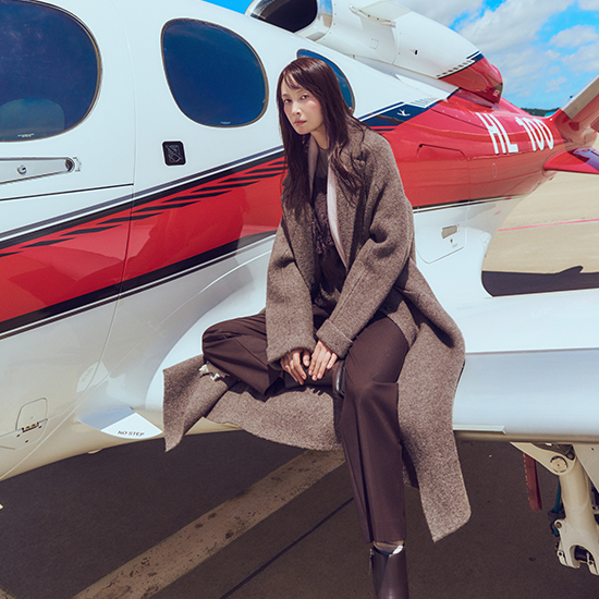[미리주문 5%] 26FW 야크울 블렌디드 이중직 롱코트 4