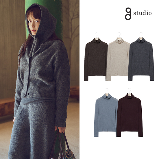 [미리주문 10%] 26FW 캐시미어100 골지 니트