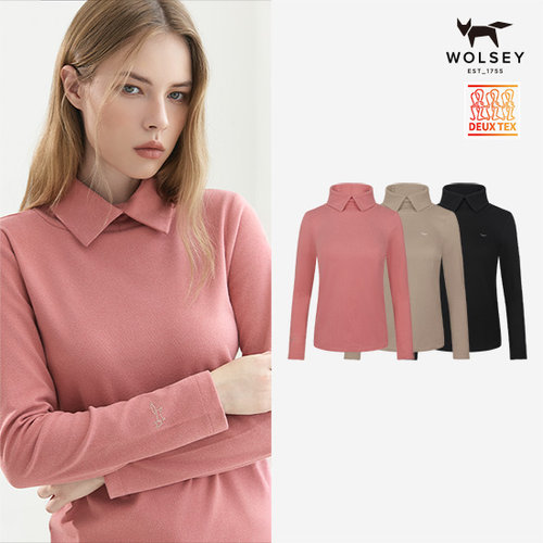 [WOLSEY] 26FW 울시 여성 듀스텍스 카라 티셔츠 3종