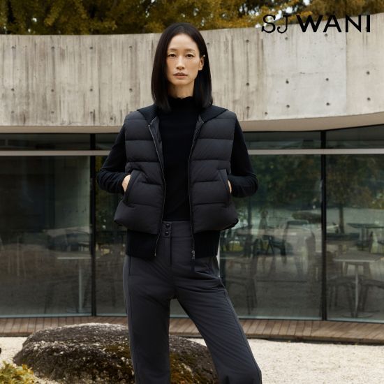 SJ와니 26FW 웻 브러시드 파우더 니팅 티셔츠 1종