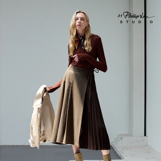26FW 울블렌딩 플리츠 스커트t