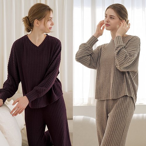 [라페어] (26FW 신상) 라페어 코지온(Cozy ON) 여성 골지 기모 셋업(4종)