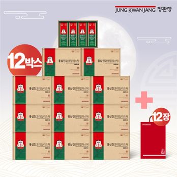 정관장 홍삼진고 데일리스틱 12박스+쇼핑백12장