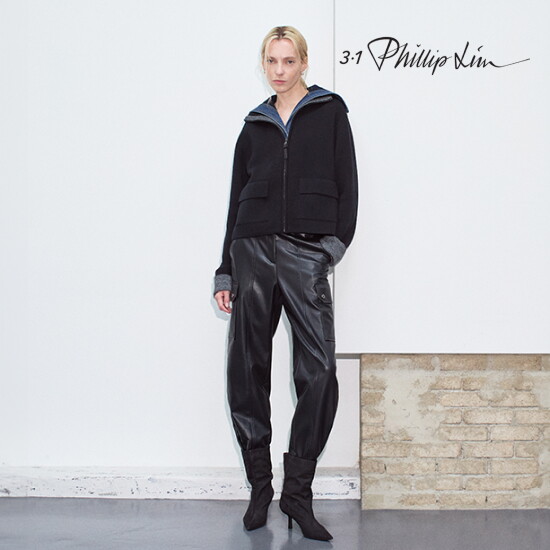 26FW FAUX 레더 팬츠