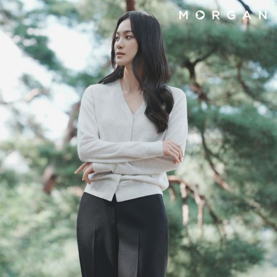 모르간 26FW 울캐시실크 가디건 (프리미엄)
