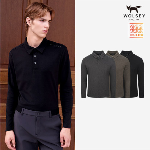 [WOLSEY] 26FW 울시 남성 듀스텍스 카라 티셔츠 3종