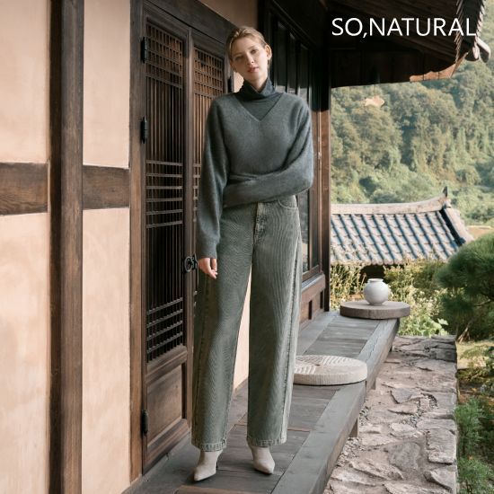 쏘내추럴 26FW 피그먼트 워시드 코듀로이 팬츠 2