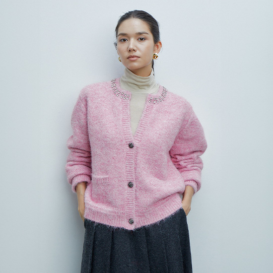 [미리주문10%]26FW 주얼넥 가디건 3