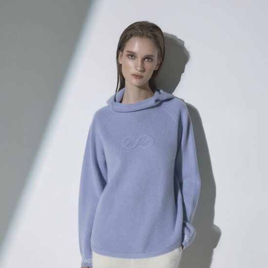 ○ 에스카다스포츠 26FW 여성 캐시 블렌드 홀가먼트 후드니트 1종