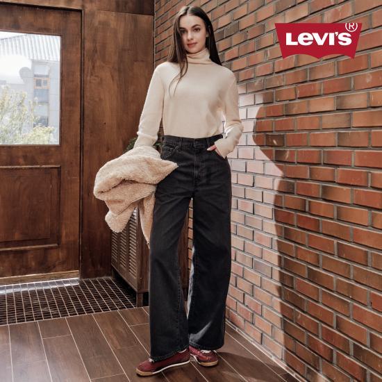 O LEVIS 26FW 여성 505 신치 배기 웜 진 2종 3