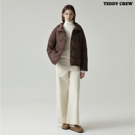 ■O TEDDY CREW  여성 장기모 라이트 패딩 1종 3