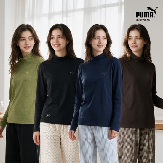 26FW 푸마 여성 기모 모크넥 4종