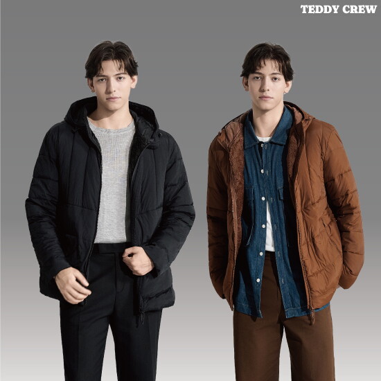 ■O TEDDY CREW  남성 장기모 라이트 패딩 1종