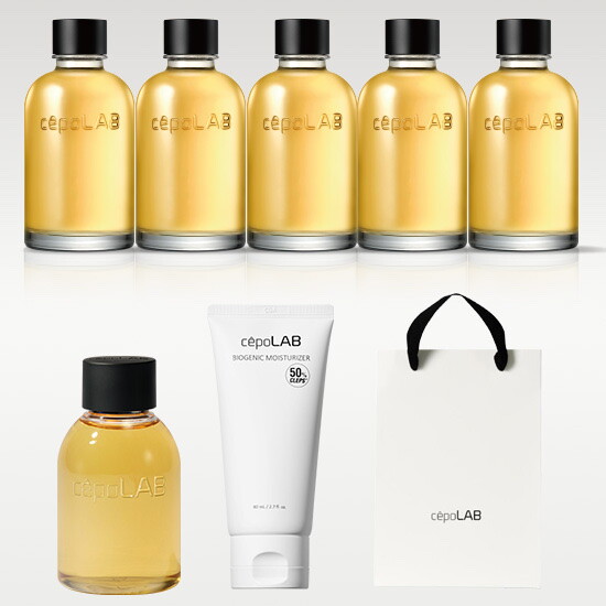 ★세포랩 초기초 시그니처★[광클절 패키지]세포랩 바이오제닉 에센스 155ml(5)+100ml(1)+모이스처 80ml(1)+쇼핑백