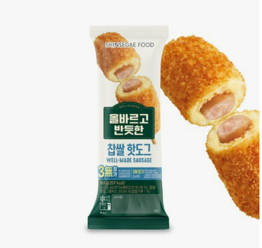 [3無첨가] NEW 올반 핫도그 찹쌀16봉,반반14봉 / 총30봉 3