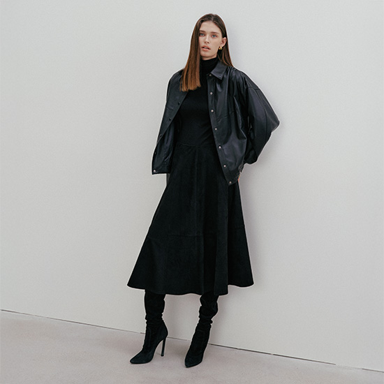 [최초가 109,000원]25FW 피비 FAUX 스웨이드 스커트 3