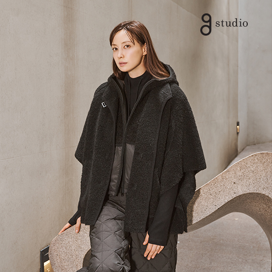 25FW 알파카 울블렌드 니트케이프 2