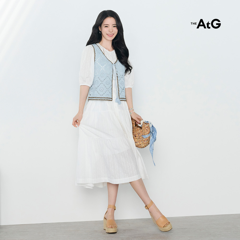 [최초가79,900원] 26SS 아일렛 티어드 원피스(+이너원피스) 2