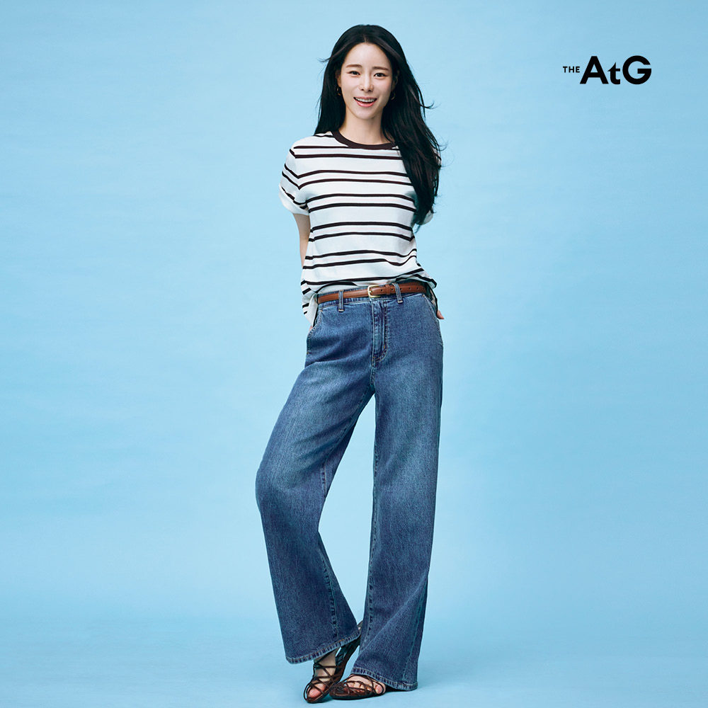[최초가69,900원] 26SS 더블 페이스 스트라이프 티셔츠3종 3