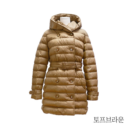 {버버리} 후드 벨티드 다운 패딩 2