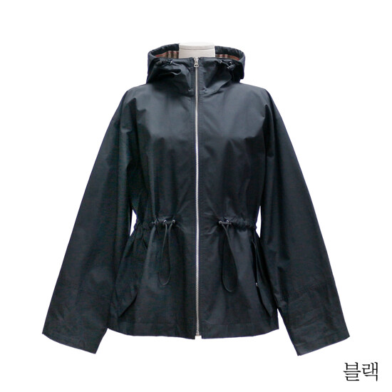 버버리 드로스트링 후드 윈드브레이커