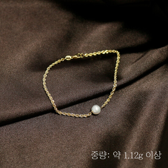골든클레프 18K 리얼진주 팔찌 3