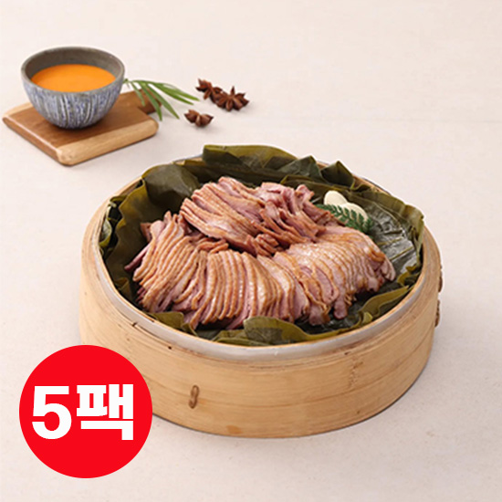 배나무골 무항생제 연잎 훈제오리 슬라이스 400g x 5팩