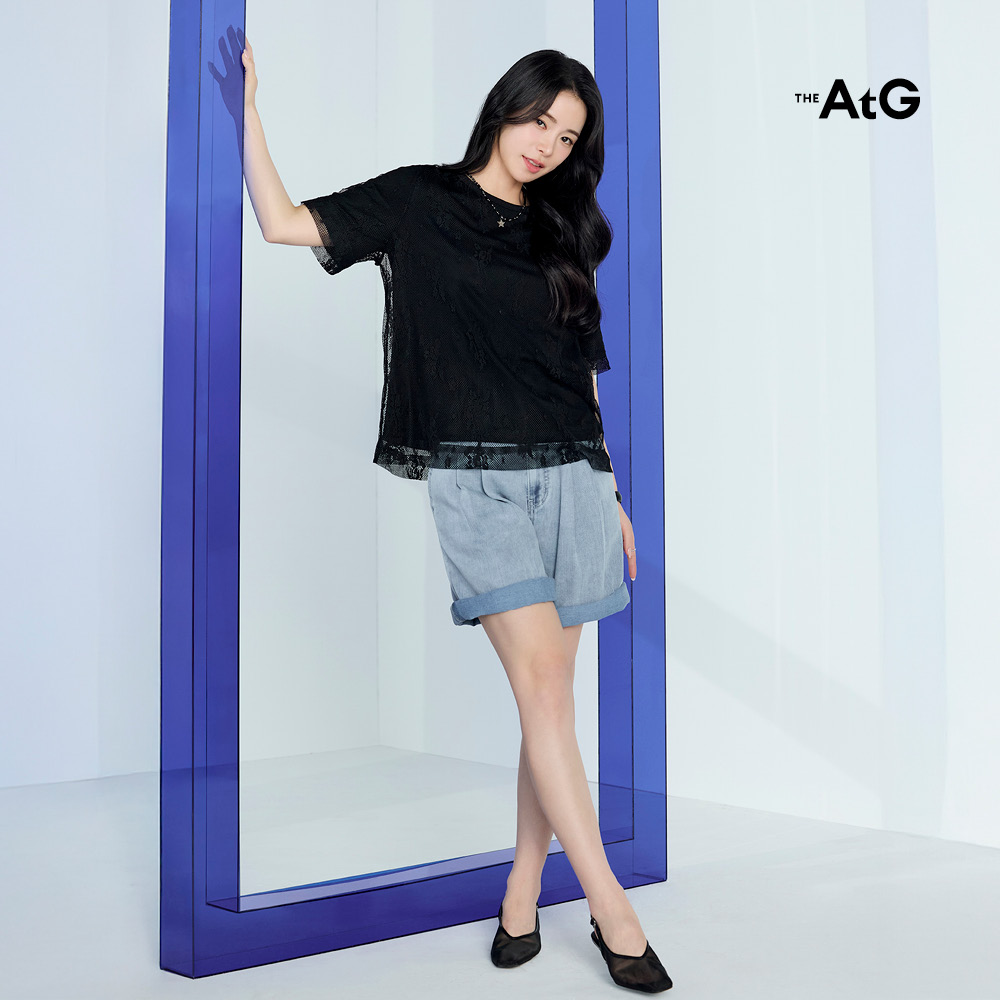 [최초가59,900원] 26SS 린넨혼방 데님 버뮤다 4