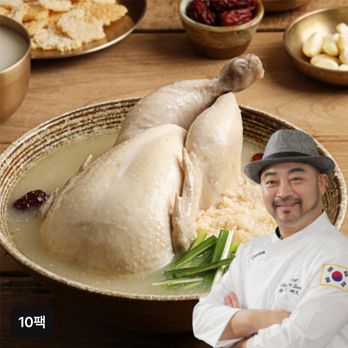 (방송에서만 2팩 더!) [최인선의 팔도美식] 참깊은 누룽지 삼계탕 1kg X 10팩