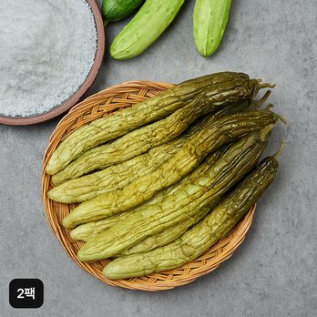 국내산 통오이지 20개(900g(10개입)X2팩)