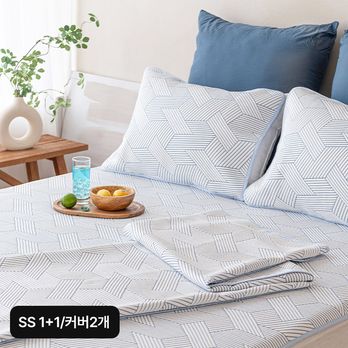 쿨러스노우 냉감패드 SS 1+1+다용도냉감커버2