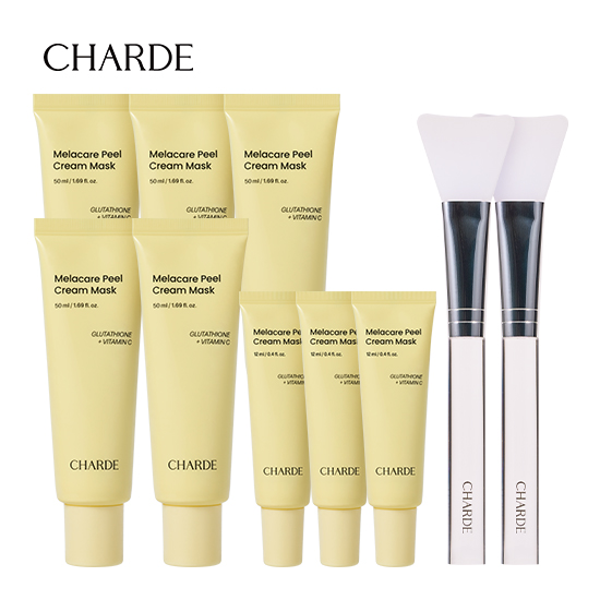 [MLC]  멜라케어필크림 마스크 50ml 5개+ 12ml 3개+ 브러쉬 2개