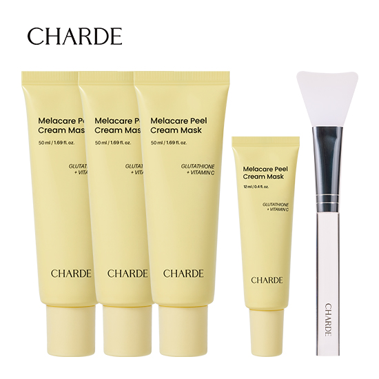 멜라케어필크림 마스크 50ml 3개+ 12ml 1개+ 브러쉬 1개