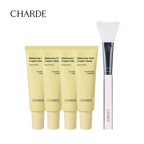 멜라케어필크림 마스크 12ml 4개+ 브러쉬 1개