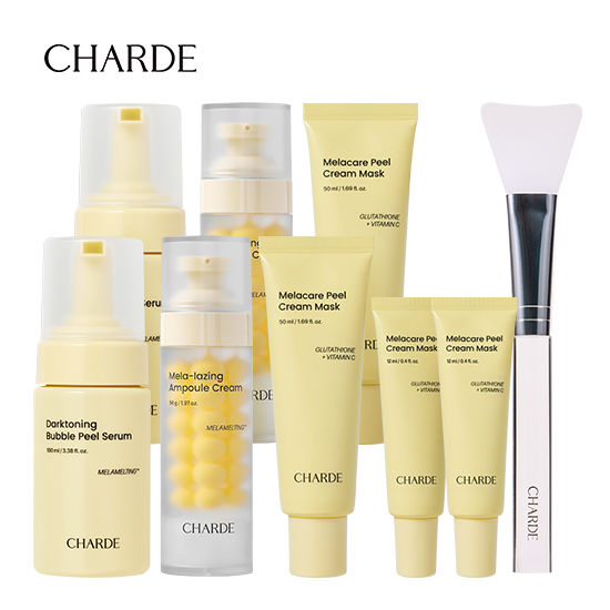 [멜라풀케어세트] 멜라마스크 50ml 2개+멜라마스크12ml 2개+ 다크토닝 버블세럼 2개 + 크림 2개+ 브러쉬1개