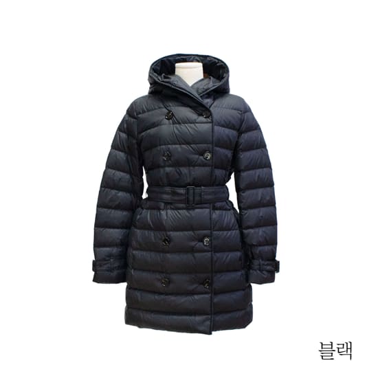 {버버리} 후드 벨티드 다운 패딩