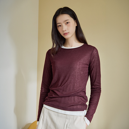 26F/W 에센셜 시어 라운드 티셔츠 5종