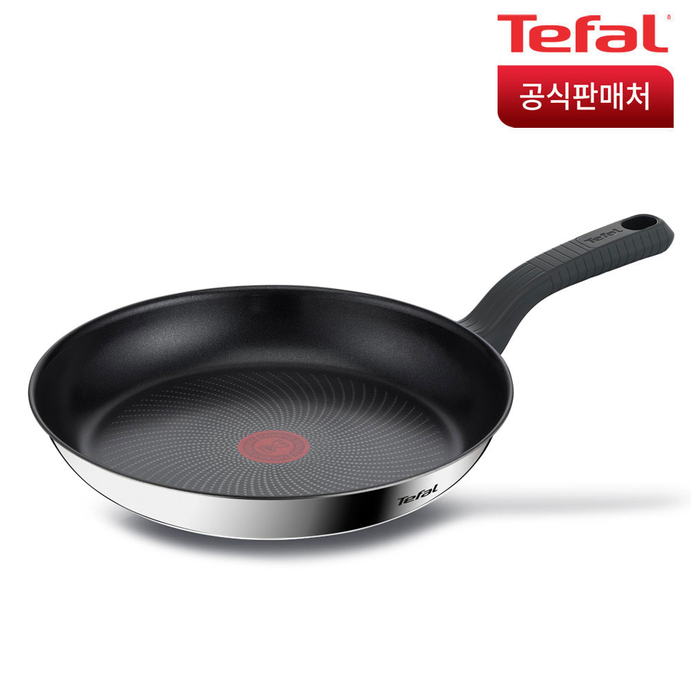 인덕션 티타늄1X 스테인리스스틸 에센스쿡 후라이팬 28cm(인덕션 사용가능)