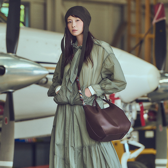26FW 이태리 레더 투웨이 커브드백