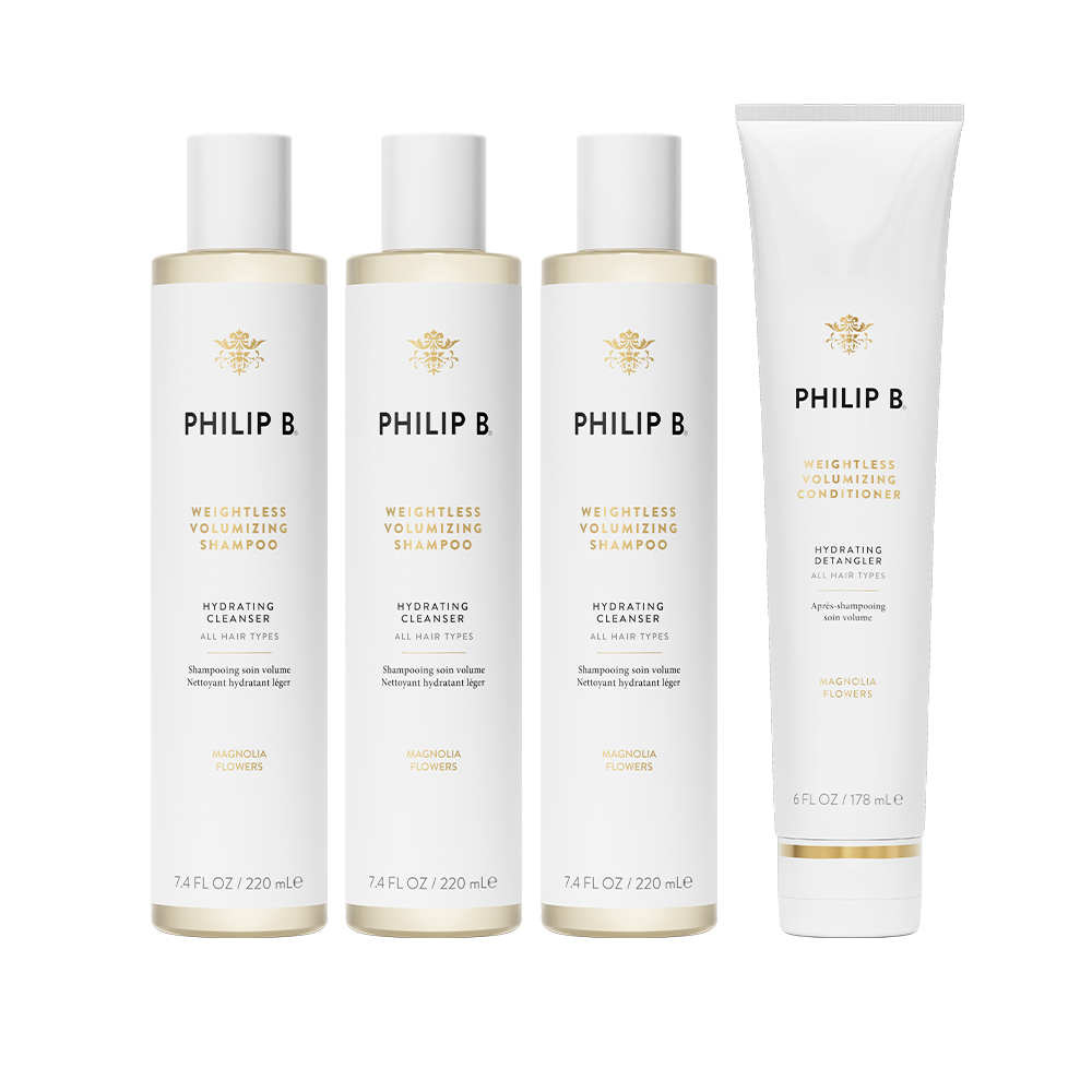 [유리하다/5] 웨이트리스 볼류마이징 샴푸 220ml 3통+웨이트리스 볼류마이징 컨디셔너 178ml 1통